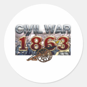 Sticker Rond ABH Civil War