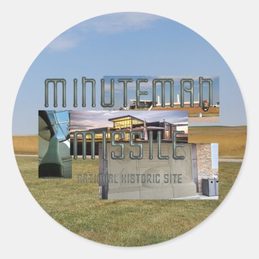 Sticker Rond ABH Minuteman Missile (Devant)