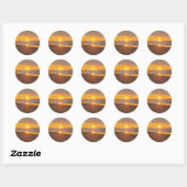 Sticker Rond ABH Myrtle Beach (Feuille)