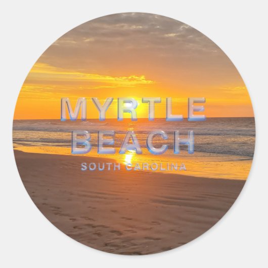 Sticker Rond ABH Myrtle Beach (Devant)