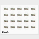 Sticker Rond ABH Vicksburg (Feuille)