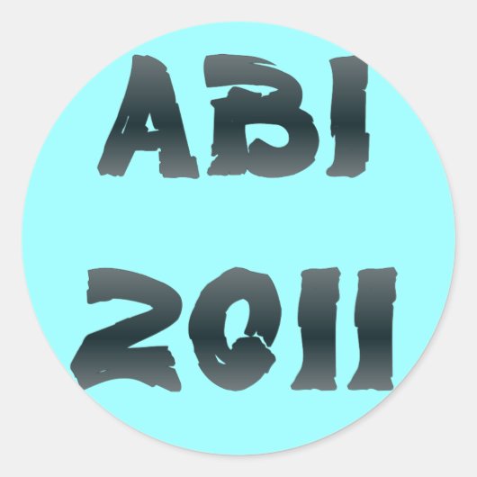 STICKER ROND ABI 2011 (Devant)