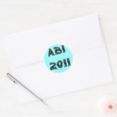 STICKER ROND ABI 2011 (Enveloppe)