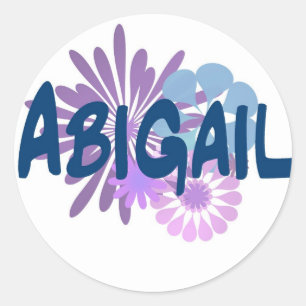 Sticker Rond Abigail