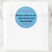 Sticker Rond Abondamment (Sac)