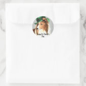 Sticker Rond Abri de la Saint Patrick (Sac)