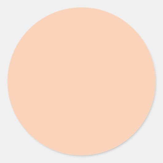 Sticker Rond Abricot (Devant)