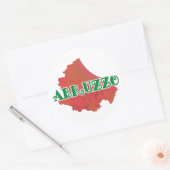 Sticker Rond Abruzzes (Enveloppe)