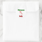 Sticker Rond Abruzzes Italie (Sac)