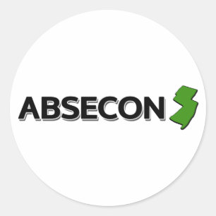 Sticker Rond Absecon, New Jersey