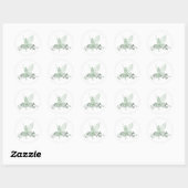 Sticker Rond Absinthe Art Signature Fée verte - Absinthe (Feuille)