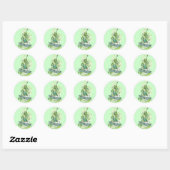 Sticker Rond Absinthe Sucre Cube Fée (Feuille)