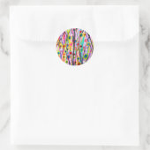Sticker Rond abstract (Sac)