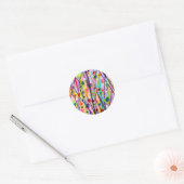 Sticker Rond abstract (Enveloppe)