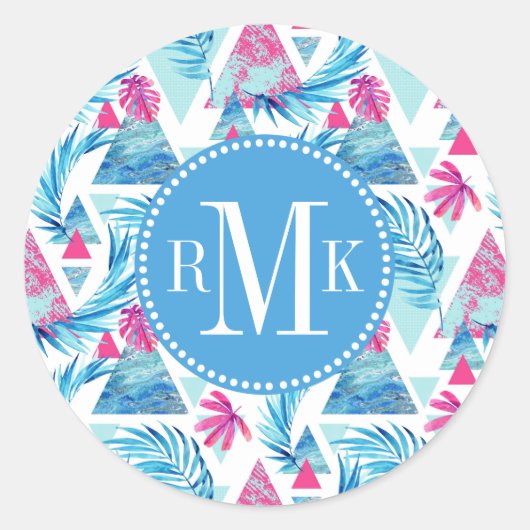 Sticker Rond Abstract (Devant)
