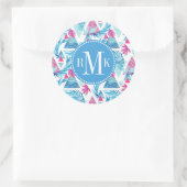 Sticker Rond Abstract (Sac)