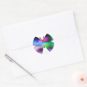 Sticker Rond Abstract Butterfly (Enveloppe)