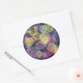 Sticker Rond Abstract Cute (Enveloppe)