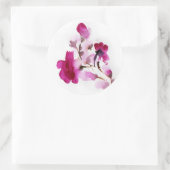 Sticker Rond Abstract floral watercolor paintings (Sac)
