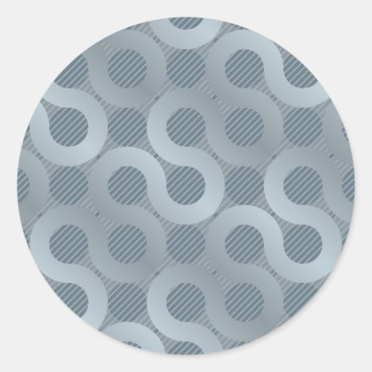 Sticker Rond Abstract gray flow background (Devant)