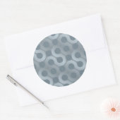 Sticker Rond Abstract gray flow background (Enveloppe)