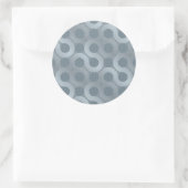 Sticker Rond Abstract gray flow background (Sac)