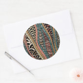 Sticker Rond Abstract pattern (Enveloppe)