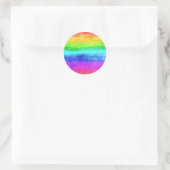 Sticker Rond Abstract Watercolor (Sac)
