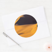 Sticker Rond Abstrait de dune de sable (Enveloppe)