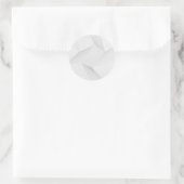 Sticker Rond Abstrait, moderne, simple, dynamique motif de lign (Sac)