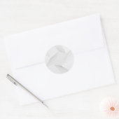 Sticker Rond Abstrait, moderne, simple, dynamique motif de lign (Enveloppe)