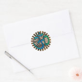 Sticker Rond Abstrait-om-4 (Enveloppe)