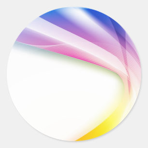 Sticker Rond Abstrait Swirl 1