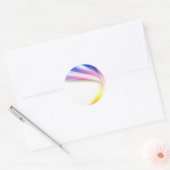 Sticker Rond Abstrait Swirl 1 (Enveloppe)