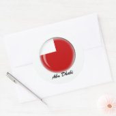 Sticker Rond Abu Dhabi (Enveloppe)