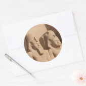 Sticker Rond abu simbel king (Enveloppe)