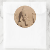 Sticker Rond abu simbel pharoah (Sac)