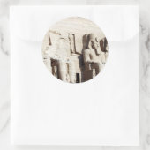 Sticker Rond abu simbel pharoahs (Sac)