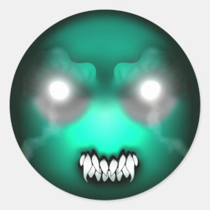 Sticker Rond Abyssmoji