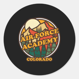 Sticker Rond Académie de l'Air Force vintage