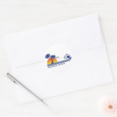 Sticker Rond Acapulco Mexique (Enveloppe)