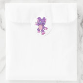 Sticker Rond Acara violet (Sac)