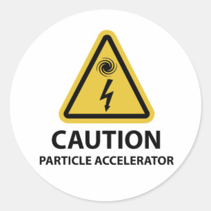 Sticker Rond : Accélérateur de particules