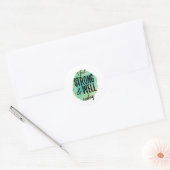 Sticker Rond acceptation de soi mots d'inspiration (Enveloppe)