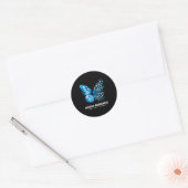 Sticker Rond Accepter Comprendre l'amour Sensibilisation sur l' (Enveloppe)