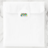 Sticker Rond Accepter l'amour comprendre la Sensibilisation sur (Sac)