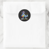 Sticker Rond Accepter les différences Asd Spectrum Dinosaure Au (Sac)