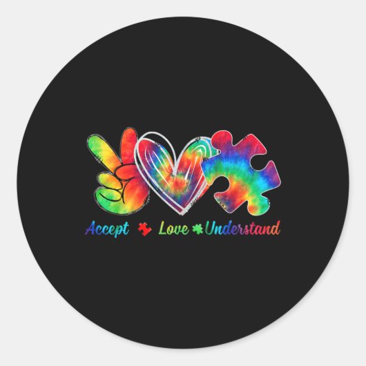 Sticker Rond Acceptt en direct (Devant)