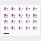 Sticker Rond Accessoires de couture (Feuille)