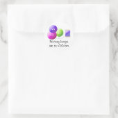 Sticker Rond Accessoires de couture (Sac)